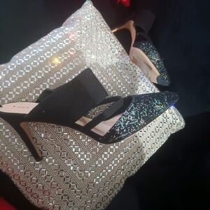 Comfortable suede and cloth  slide